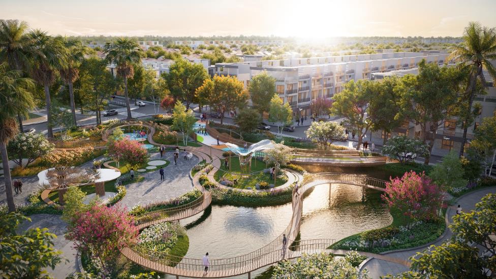 Không gian sống tiện nghi và giao hòa với thiên nhiên tại River Park