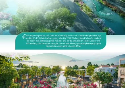 Không gian sống sinh thái khu tây TP.HCM hành trình kiến tạo tương lai bền vững