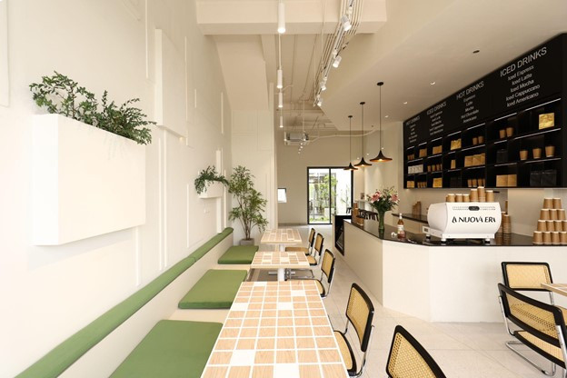 Không gian tầng 1 căn hộ mẫu shophouse LA Home